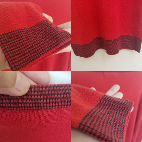 Red dress Joe's Fresh Sweater Red with Scoop Neck - Picture 10 of 11